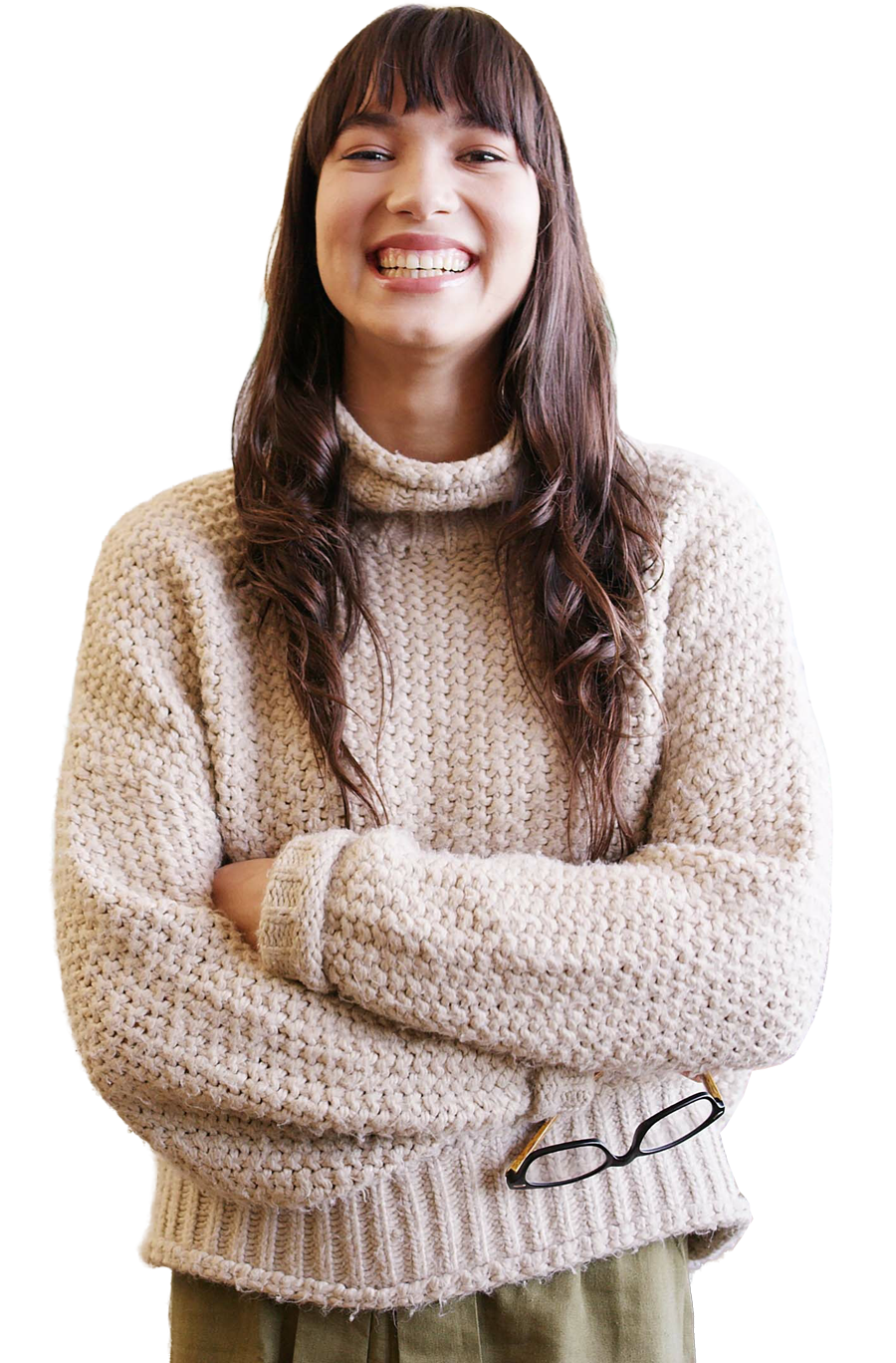 Childcare teacher smiling